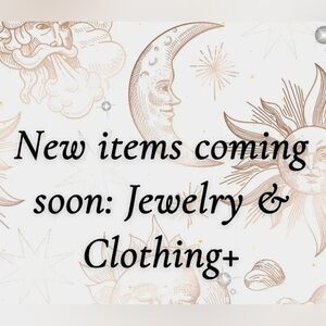 ✨💜🌚 New items coming soon: Jewelry & Clothing+…💜🌞✨